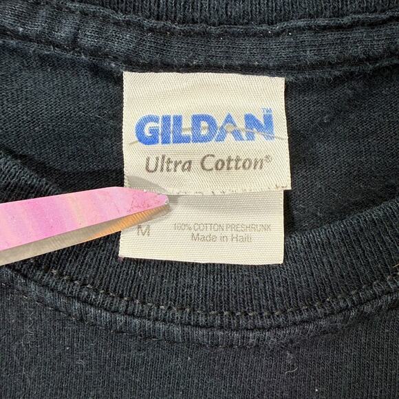 Vintage Y2K 2010 Music Festival Tee Summerfest Milwaukee Black Tie Dye Graphic M - Picture 2 of 5